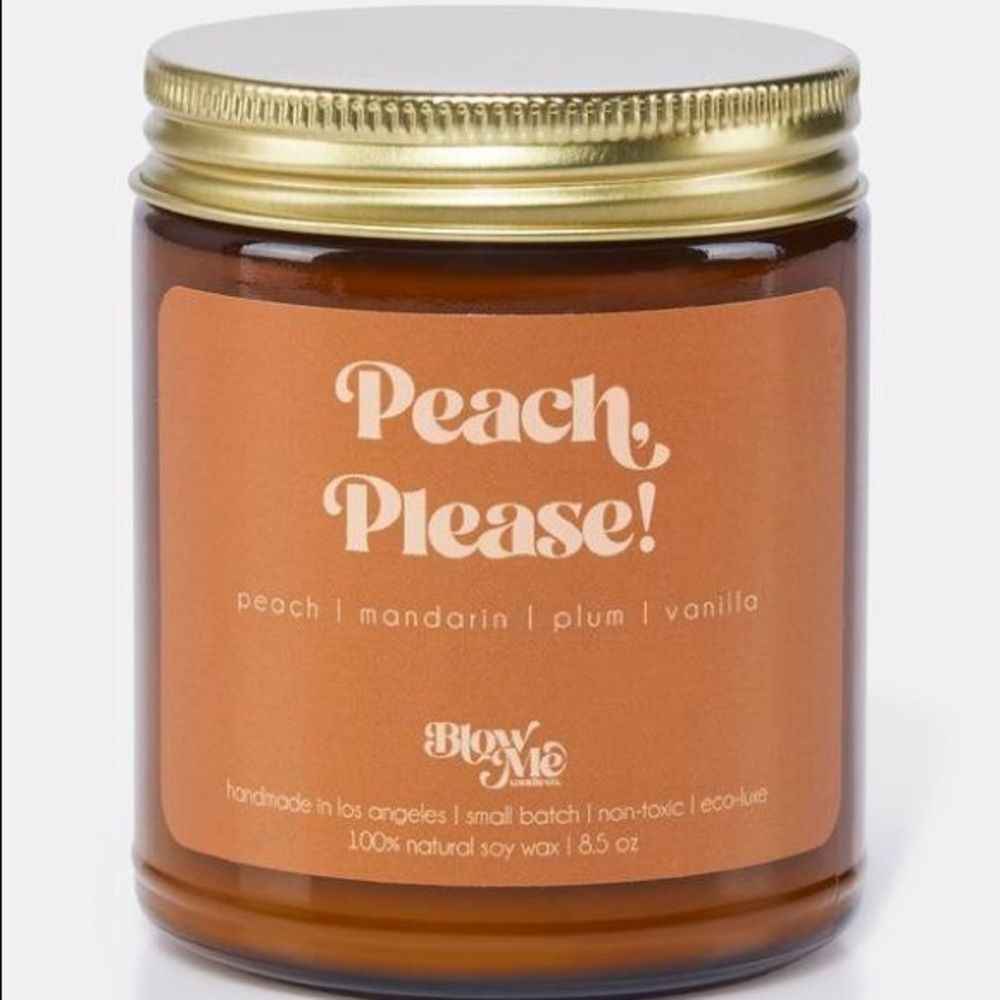 Blow Me Candle Co. Peach, Please! - Picture 5 of 8